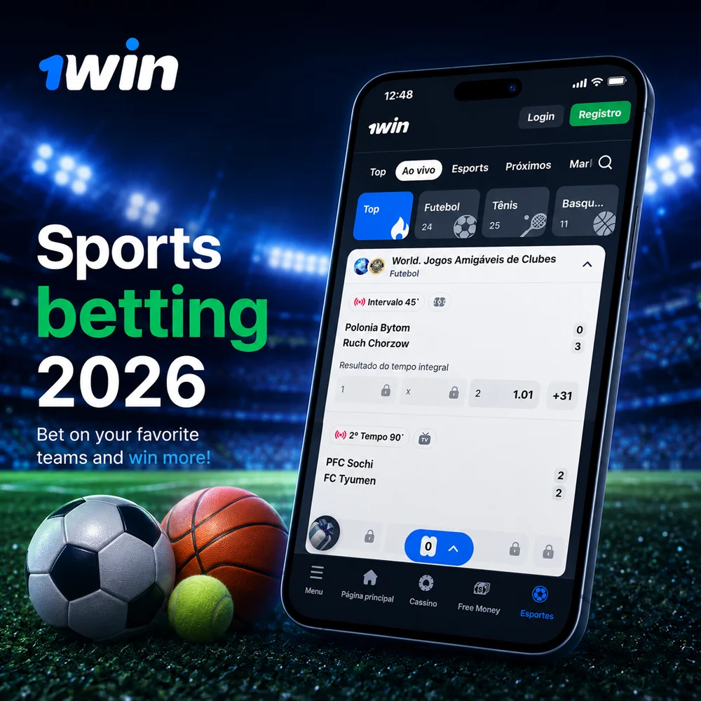 Place your sports bets on the official 1win website