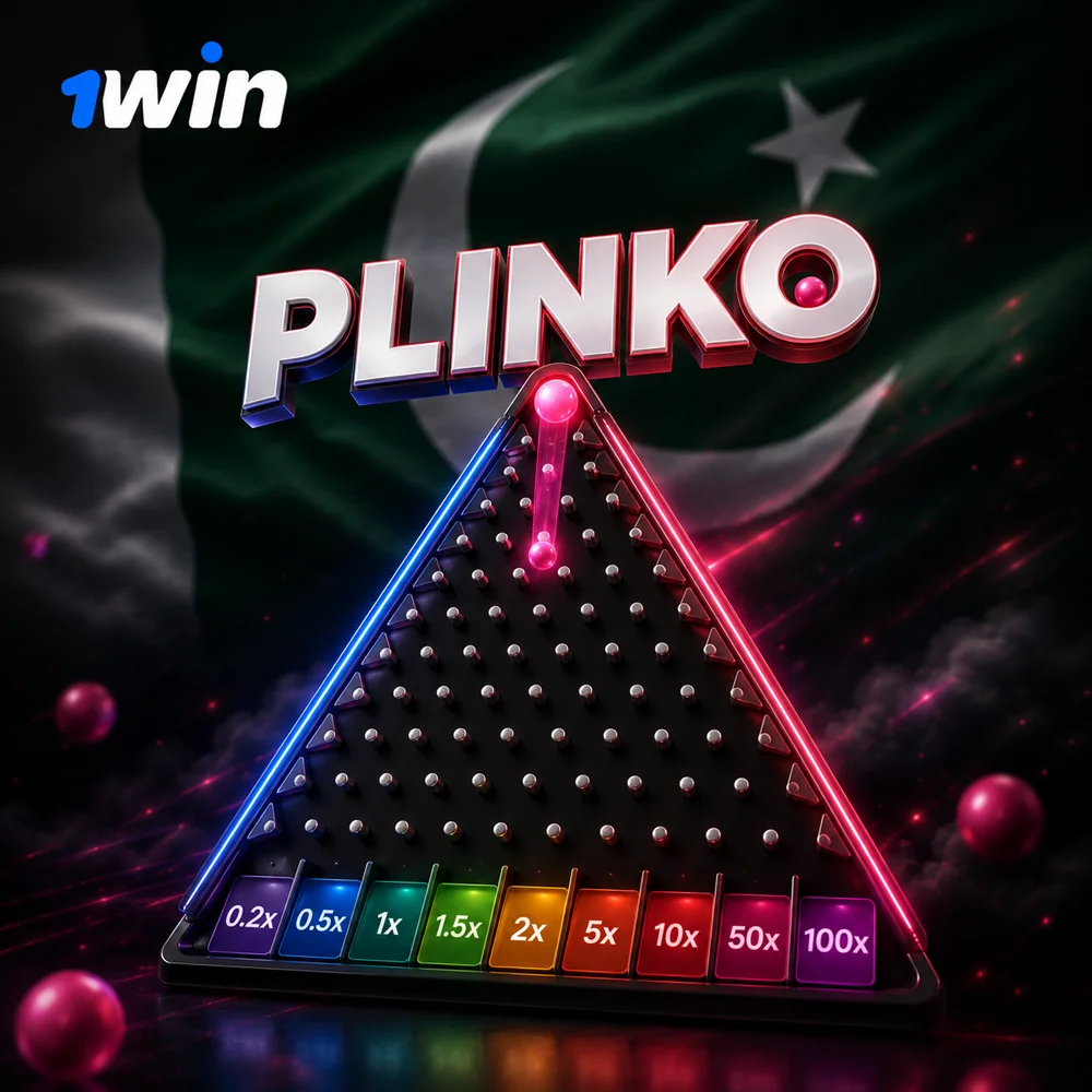 Play Plinko 1win in Pakistan.